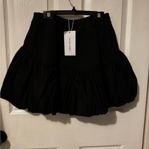 Black Ruffled Skirt